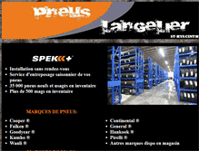 Tablet Screenshot of pneuslangelier.com
